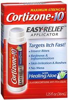 Cortizone 10 Easy Applcto Size 1.25z Cortizone 10 Easy Relief Applicator With Healing Aloe 1.25oz