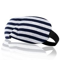 COGEEK 3D Soft Sleeping Eye Mask Padded Shade Cover Travel Relax Aid Blindfold (Grey Stripe)