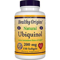 Healthy Origins Ubiquinol Soy Free/Non-GMO Gels, 200 Mg, 150 Count