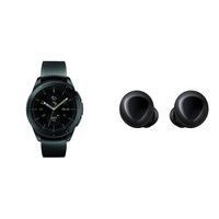 Samsung Galaxy Smartwatch (42mm) Midnight Black (Bluetooth) SM-R810NZKAXAR - US Version with Warranty &  Galaxy Buds, Bluetooth True Wireless Earbuds, Black