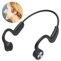 AKASO Bone Conduction Headphones Open Ear Wireless Headphones with Bluetooth 5.0 Sports Headsets for Jogging Running Sports Fitness Sweatproof