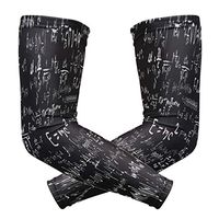 ZZKKO Physical Science Cooling Arm Sleeves Cover Uv Sun Protection for Men Women Running Golf Cycling Arm Warmer Sleeves 1 Pair