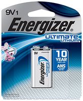 Ultimate Lithium Batteries, 9v
