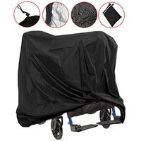 Wheelchair Cover, Mobility Scooter Storage Cover Lightweight Waterproof Storage Rain Protector from Dust Dirt Snow Rain Sun Rays - 67 x 24 x 46 inch (L x W x H)