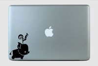 Pua and HEI HEI Totem from Moana Vinyl Decal Sticker White