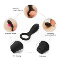 Waterproof Powerful Vibration Vibrartor Rechargeable Vibrating Clock Ring Six Toys for Men, Massger Six Toys for Man Couples Whisper Quiet