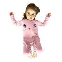Sharemen Newborn Baby Boy Girl Letter Long Sleeve Romper Bodysuit Outfit Clothes (12-18 Months, Pink7)
