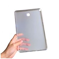 Galaxy Tab A 8.0 SM-T350 Clear Case, Cavor Ultra-Thin Slim-Fit Silicone Back Cover Clear Plain Soft TPU Gel Rubber Waterproof Protector Shell for Samsung Galaxy Tab A 8.0 SM-T350