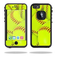 MightySkins Skin Compatible with LifeProof iPhone 6 - Softball Collection | Protective, Durable, and Unique Vinyl Decal wrap Cover | Easy to Apply, Remove, and Change Styles | Made in The USA