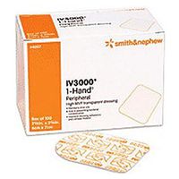 Smith and Nephew Opsite IV3000 Catheter Dressing 4"x5.5" 4973 50/bx