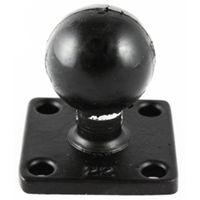 RAM Mount 2 x 2 Square Base Mount W/1.5 Rubber Ball RAM-202U-22 Car Accessories