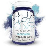 MicroMag Magnesium Capsules | 625mg | 30 Count | Contains 200mg of Elemental Magnesium