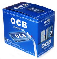 20 x OCB COMBIPACK with 1000 Sheets OCB Rolling Paper + 1000 Extra Slim Filter Tips