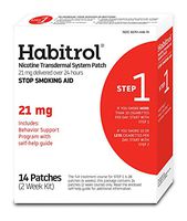 Habitrol Nicotine Transdermal System Stop Smoking Aid, Step 1 (21 mg), 14 Patches