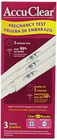 Accuclear Pregnancy Test, 3-Count (Pack of 2)