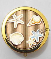 BlackKey Starfish 3-Compartment Decorative Pocket Gift Box Case Organizer for Pill, Color 2 -2186