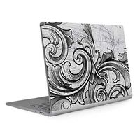 Skinit Decal Laptop Skin for Surface Book 2 13.5in - Originally Designed White Flourish Design
