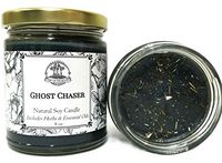 Art of the Root Ghost Chaser 8 oz Soy Herbal Spell Candle for Witchcraft, Curses, Spirits, Hauntings & Negativity Hoodoo Wiccan Pagan Voodoo Magick