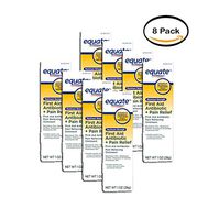 Pack of 8 - Equate Maximum Strength First Aid Antibiotic & Pain Relief Ointment, 1 Oz