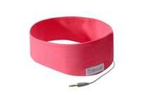 AcousticSheep SleepPhones Classic | Corded Headphones for Sleep, Travel, and More | The Original and Most Comfortable Headphones for Sleeping | Sunset Pink - Breeze Fabric (Size S)