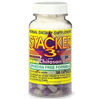 Stacker 3 Ephedra-Free Formula with Chitosan, Capsules 100 ea
