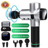 Massage Gun, Handheld Deep Tissue Muscle Massager for Muscle Tension Relief with 6 Massage Head