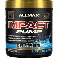 ALLMAX Nutrition Impact Pump, Blue Raspberry, 12.7 oz (360 g)