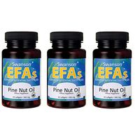 Swanson Pine Nut Oil 500 Milligrams 60 Sgels 3 Pack