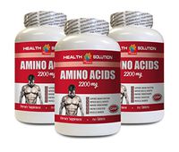 Muscle Building Supplements Best Muscle Building Supplements - Amino ACIDS 2200 Mg - Muscle Maker - l-arginine Nitric Oxide Booster - 3 Bottles 450 Tablets