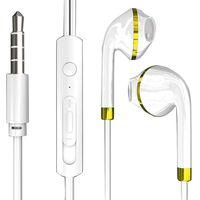 Evelove Earbuds, Pwow Wired Earphones with Microphone and Volume Control Stereo in-Ear Headphones for Running Workout Gym Bluetooth Headsets
