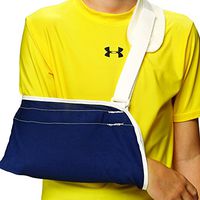 OTC KidsLine Arm Sling, Shoulder Cradle Style Support, Navy, Youth