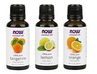 3-Pack Variety of NOW Essential Oils: Citrus Blend - Orange, Tangerine, Lemon
