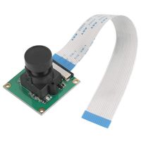 Akozon Camera Module 5 Million Pixels Night Vision Surveillance Camera Module 3232mm Webcam Camera Module Board Cannon Barrel Mirror for Raspberry Pi B 3/2