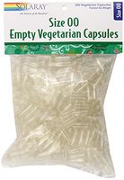 Solaray Empty Vegetarian Capsules, Size 00, 500 Count