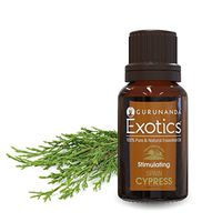 GuruNanda Cypress Exotic Essential Oil - 100% Pure & Natural Therapeutic Grade Aromatherapy Oils for Diffuser - 10 ml