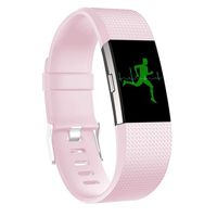 Dehao Accessories for Fitbit Charge 2 Band Replacement Bracelet Strap for Fitbit Charge 2 Band Wristband for Fitbit Charge 2 (Large, Pink)