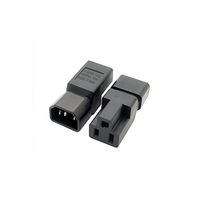 UPS 3 Prong Plug Adapter, Goibalma IEC 320 C14 3 Pin Male To 5-15R Female Plug Receptacle Power Connector Converter