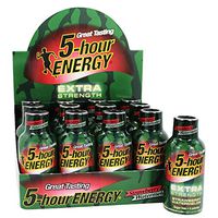 5-hour ENERGY Shot, Extra Strength, Strawberry Watermelon, 1.93 Ounce, 12 Count, Energy Shot