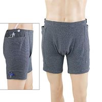 Incontinence Care Trousers for Elderly, Ostomy Drainage Bag Care Clothes,Urinate Drainage Bag Pants Abdominal Surgeries Patient,Men,XL