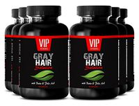 PABA Supplement - Gray Hair Solution - Hair Vitamins for Faster Hair Growth (6 Bottles 360 Capsules)