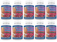 Raspberry Ketone Max Advanced Weight Loss Supplement 1200mg 60 Capsules Per Bottle 10 Bottles