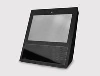 System Skins Brushed Galaxy Black Protective Air Release Vinyl Decal Wrap Accessory Kit for Amazon Echo Show