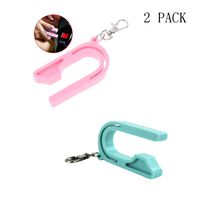 Improved Portable Child Car Seat Key, Easy Unbuckle Unlock Child Safety Belt Accessories for Baby Car Seat(Pink/Blue)