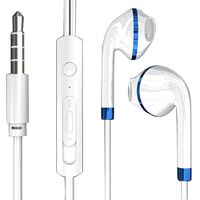 Kikole Wired Earphone Headset Stereo in-Ear Earbuds Headphones with Microphone Noise Isolating for Phone/PC