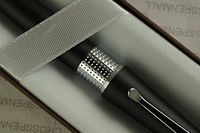 Cross Executive Companion Limited Series Beverley Satin Matte Black, Extremely Polished Appointment and Cross Signature Pronounced Chrome Center Band, Ballpoint Pen
