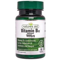 Natures Aid Vitamin B12 Tablets 1000ug Pack of 90