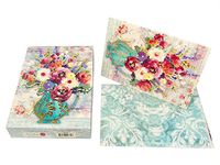 Punch Studio Pouch Notes-Fresh Flowers