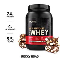 Optimum Nutrition Gold Standard 100% Whey Protein Powder, Rocky Road, 2 Pound (Packaging May Vary)