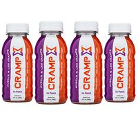 CrampX Muscle Cramp Relief Drink | Proven to Prevent and Treat Muscle Cramps in Seconds | Gluten Free Cramp Defense for Hand Cramps, Leg Cramps, Foot Cramps | Ice Punch 8 oz - Pack of 4