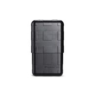Chenjinxiangou01 Cigarette Case, Leather Cigarette Case, Cigar Moisturizing Case, Portable Double-Layer Sealed Box, 8 Cigar Box, Black,Durable
